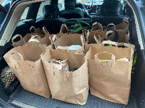The food donation we have collected so far